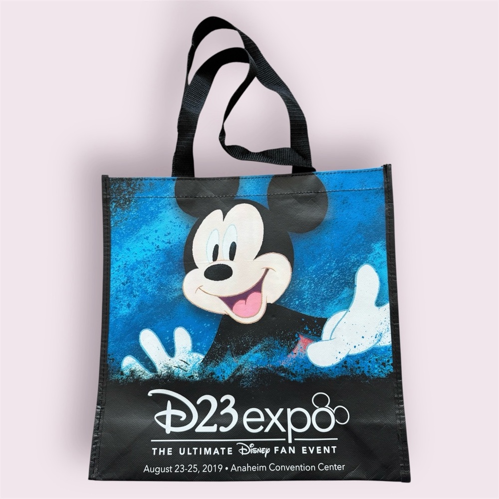 (NWOT) Disney D23 Expo Blue and Black Mickey Mouse Bag